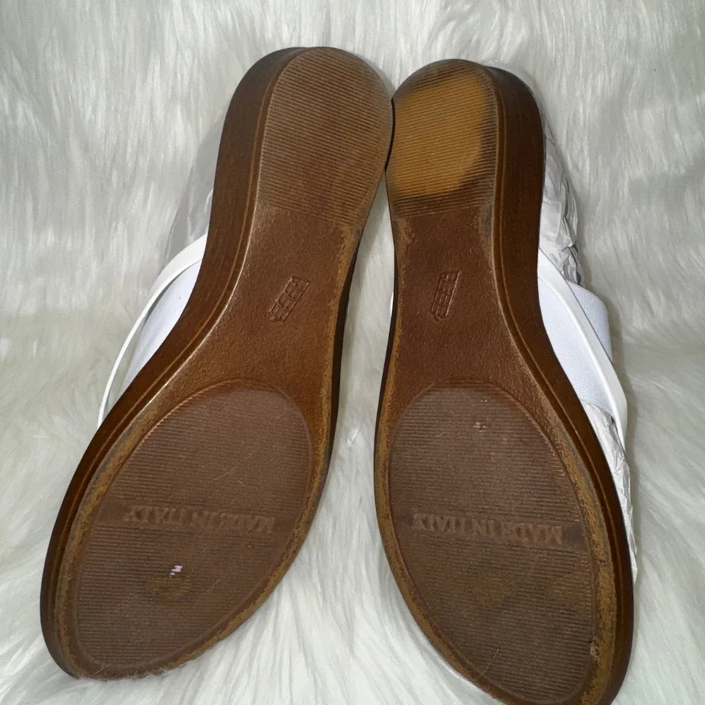Italian shoemakers- size 8- white made in Italy- sandals - Picture 8 of 11